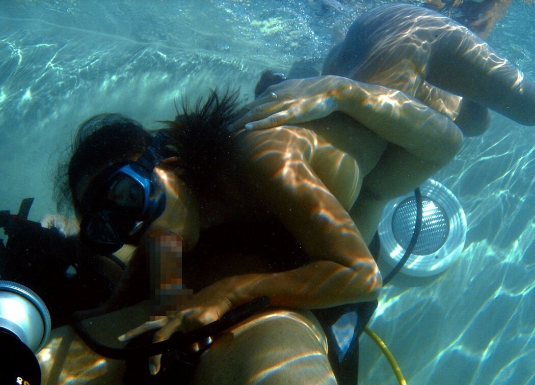 Naked Scuba Diving
