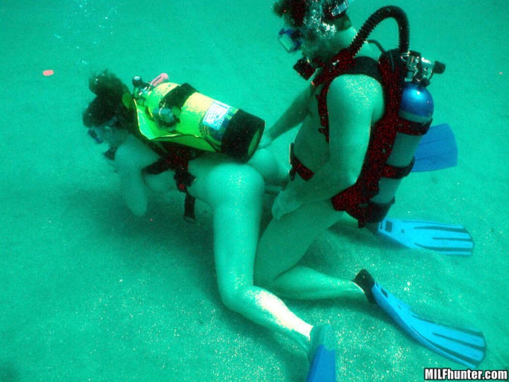 Naked Scuba Diving