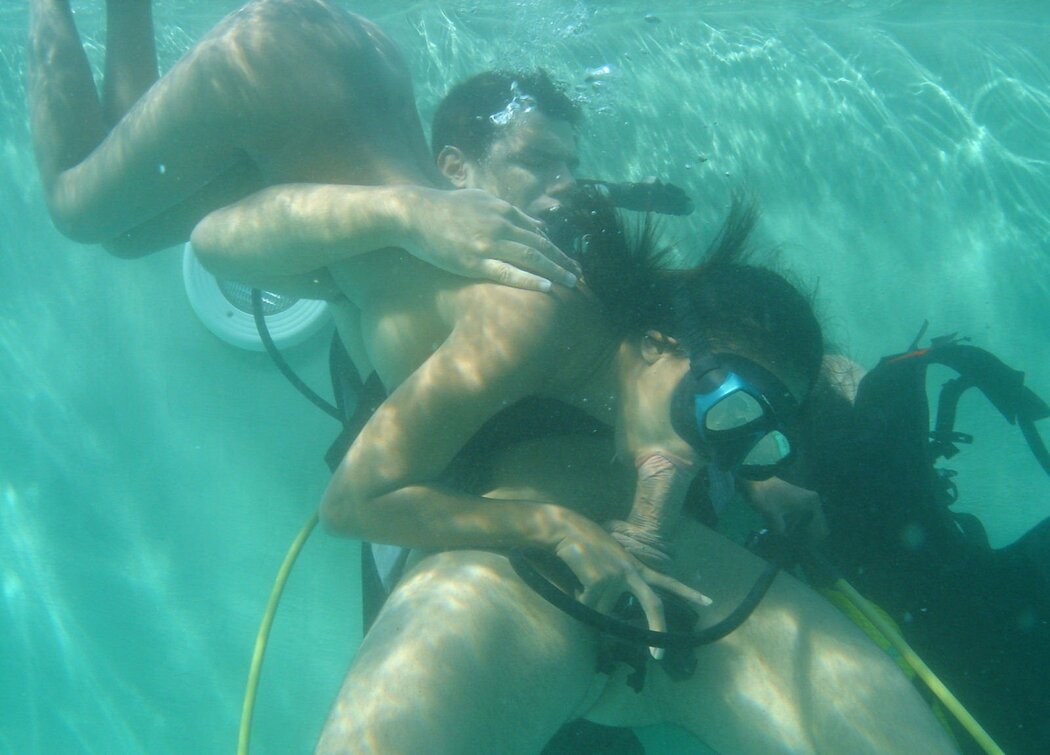 Naked Scuba Diving