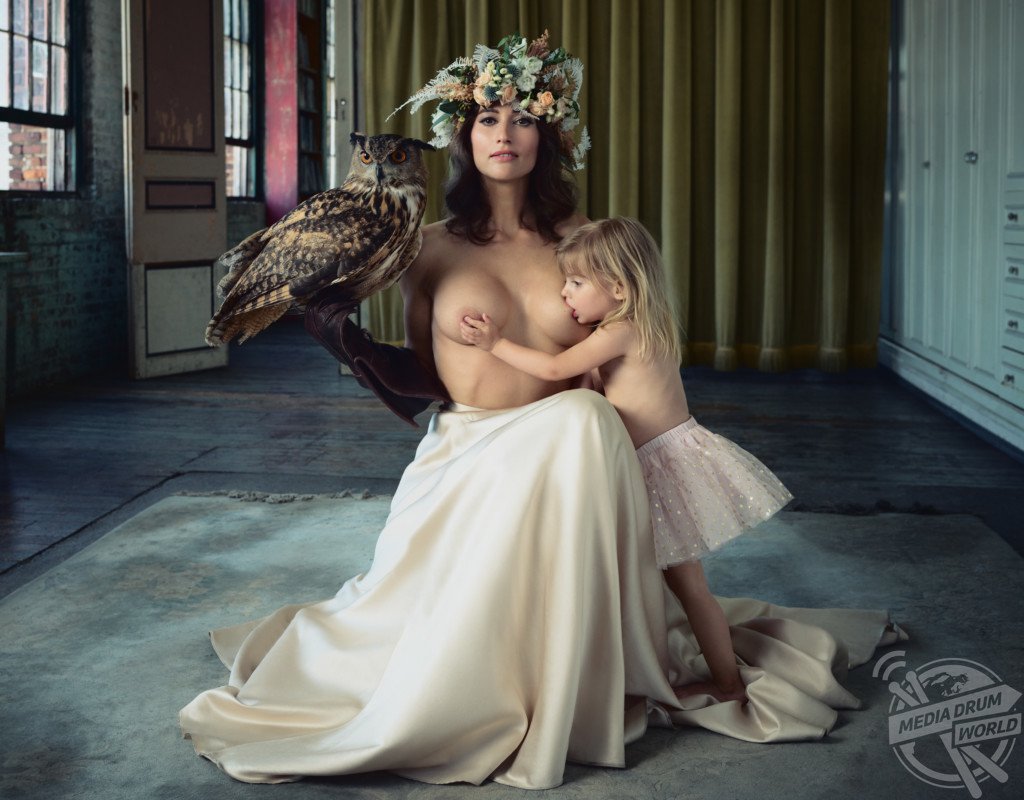 Women Breastfeeding Naked