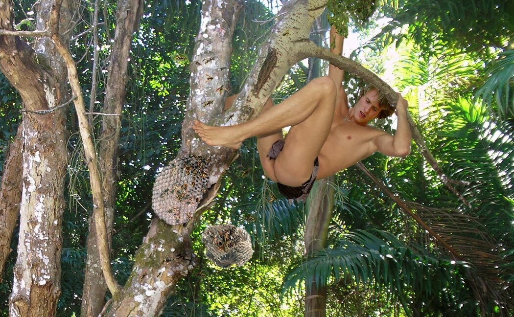 Naked Girl In The Jungle