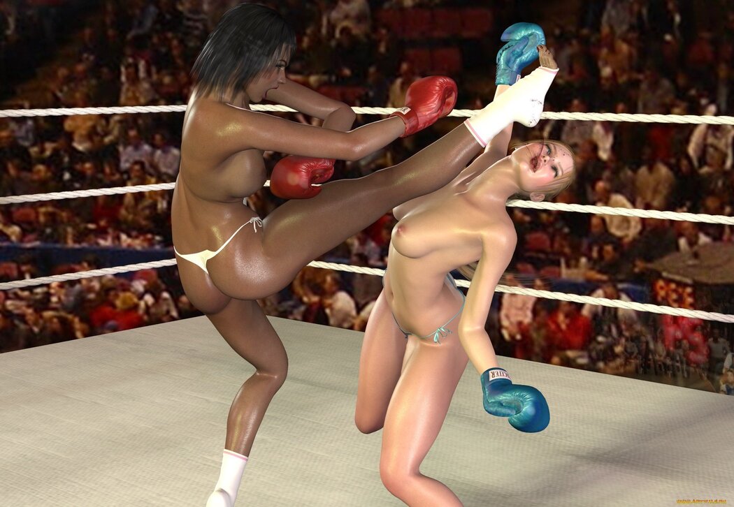 Naked Girl Boxing