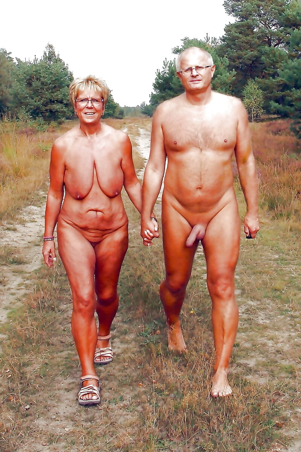 Older Naked Couple