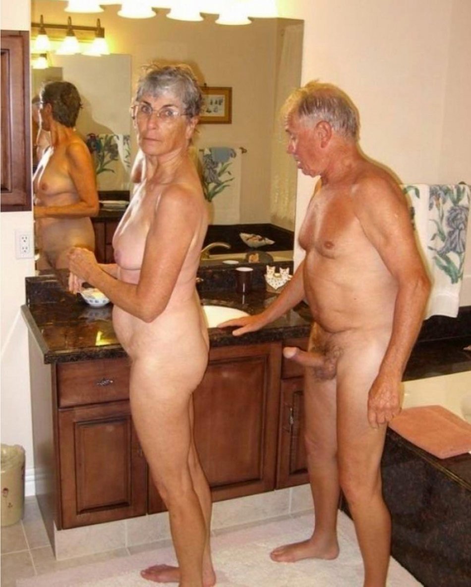 Older Naked Couple
