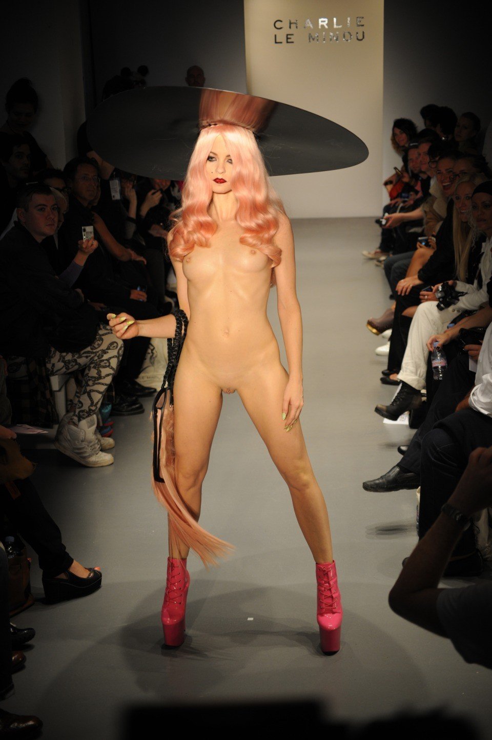 Naked Woman Catwalk