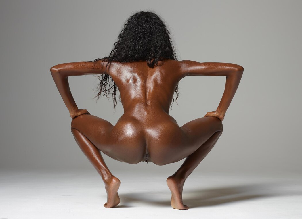 Naked Mulatto Standing Up