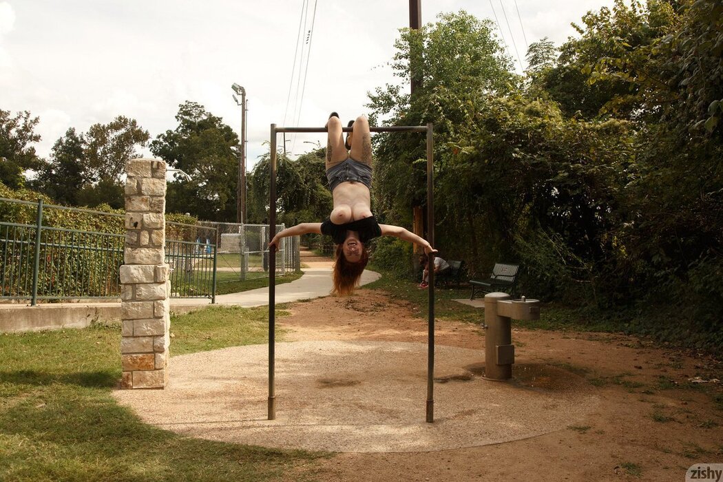 Girls Upside Down