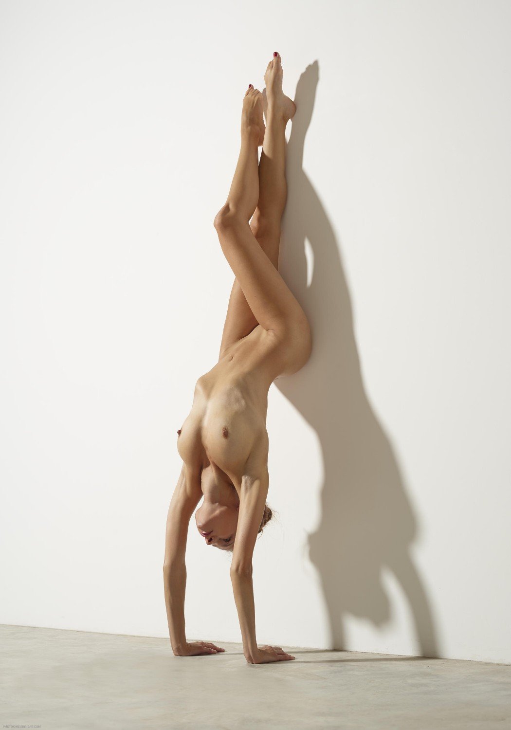Girls Upside Down