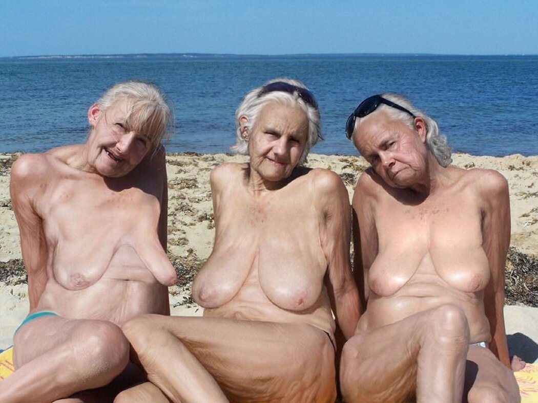 Naked Grandmothers On A Nudist Beach