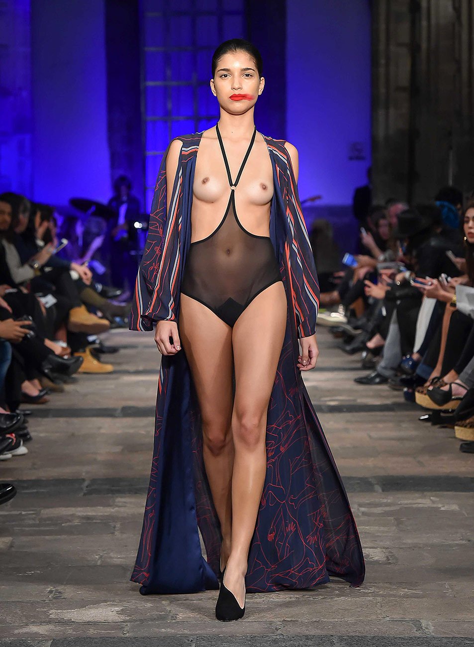 Naked Girls On The Catwalk