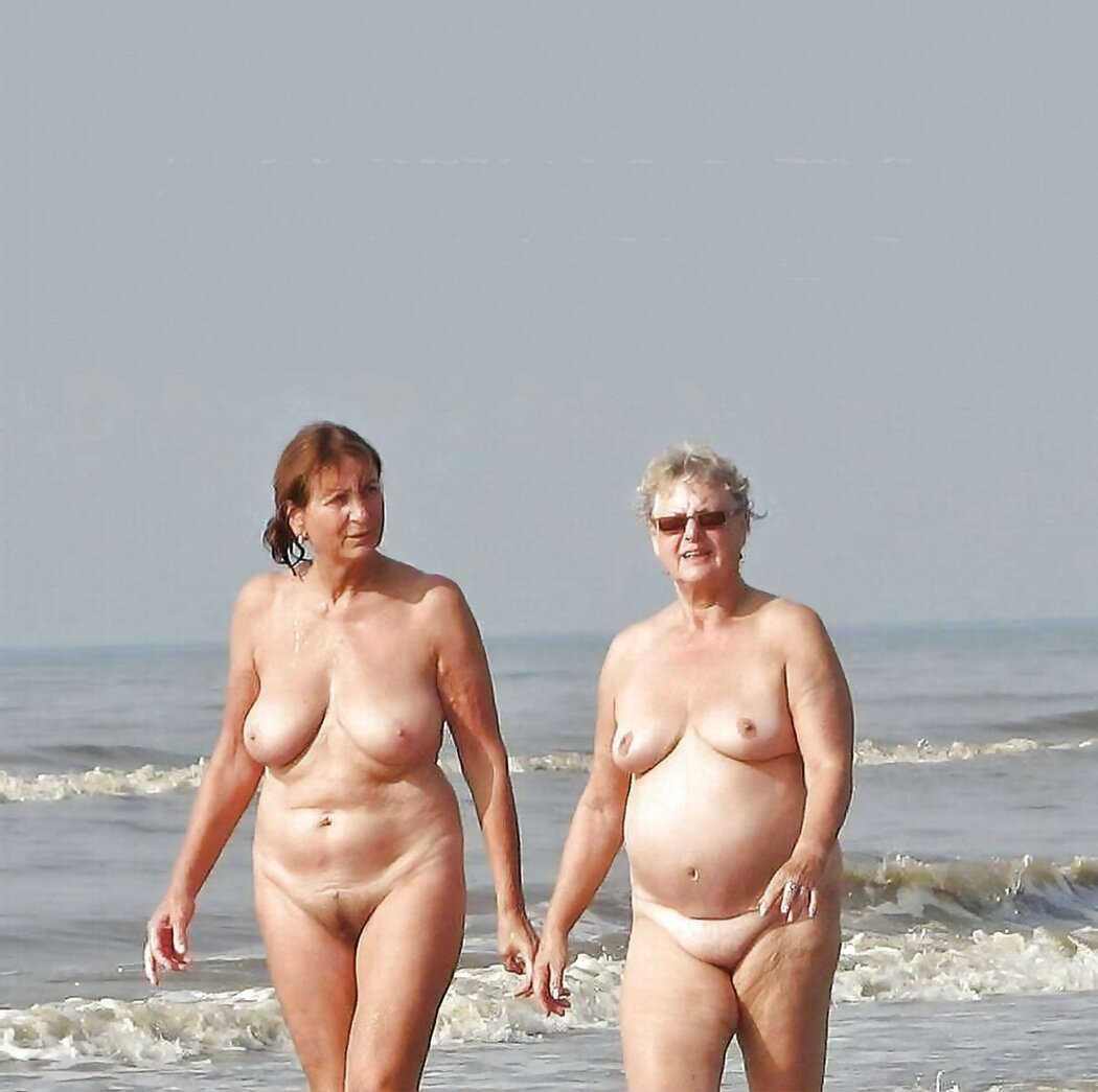 Naked Grandmothers On A Nudist Beach