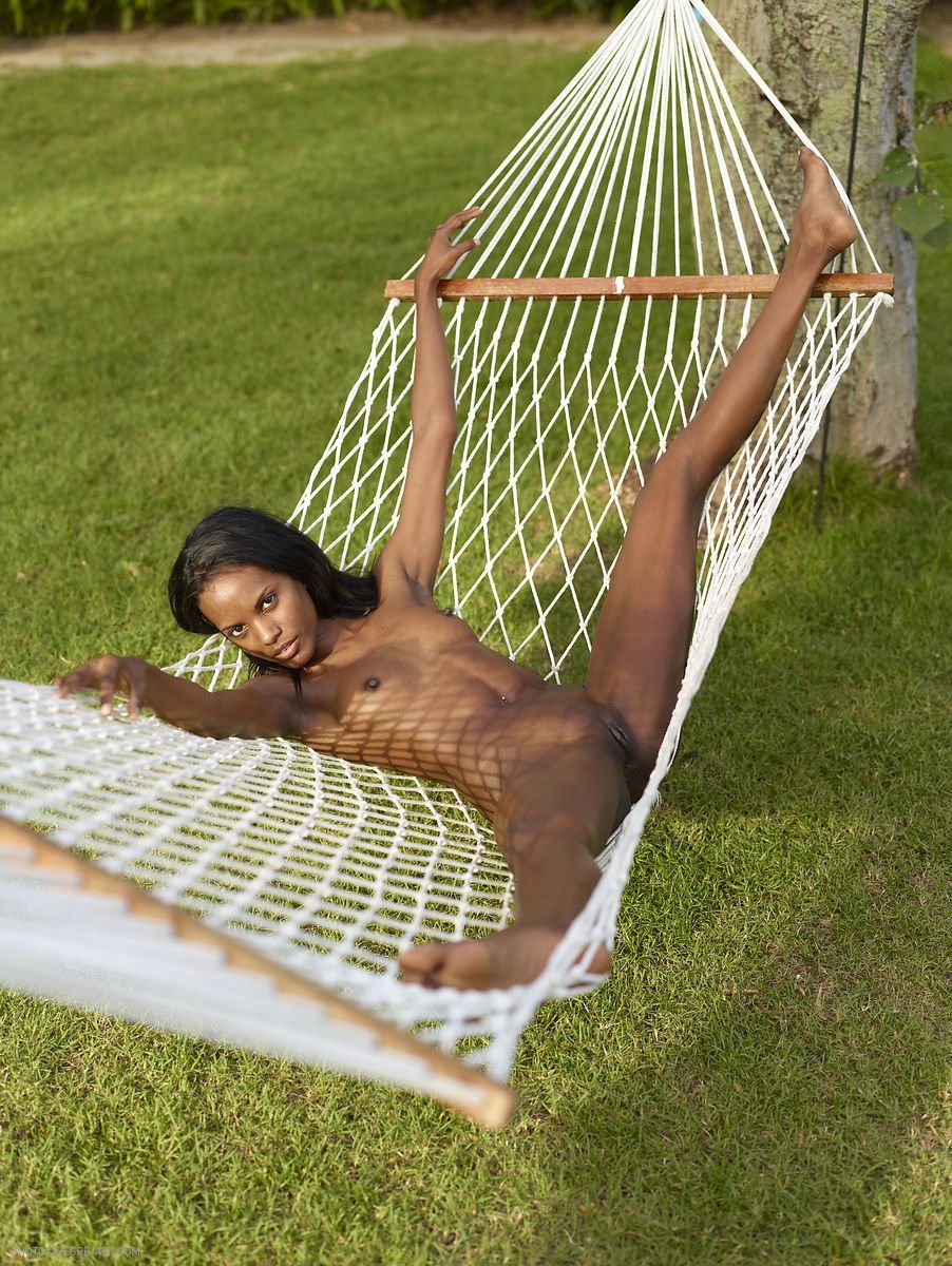 Woman In A Hammock