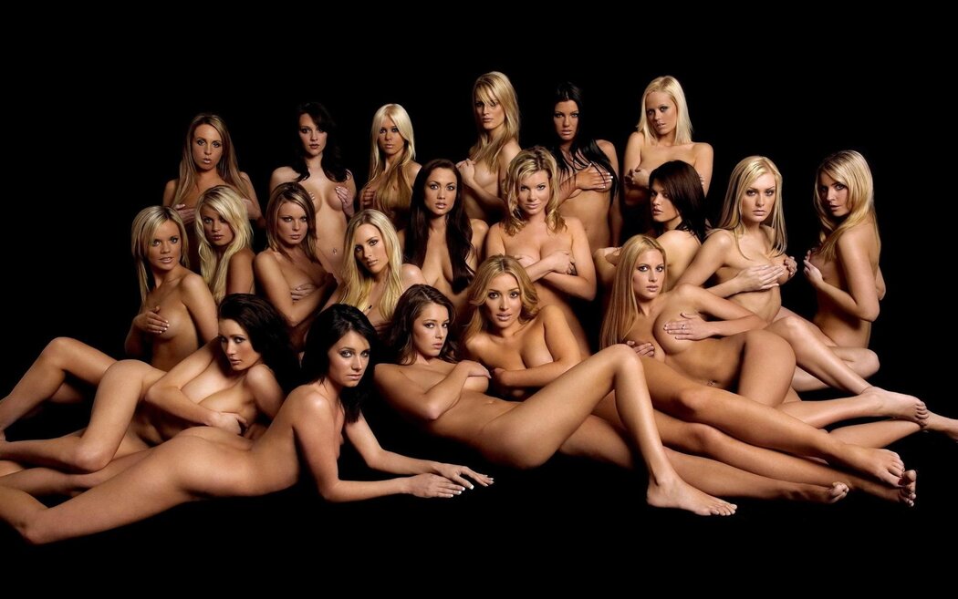 Naked Women In A Row