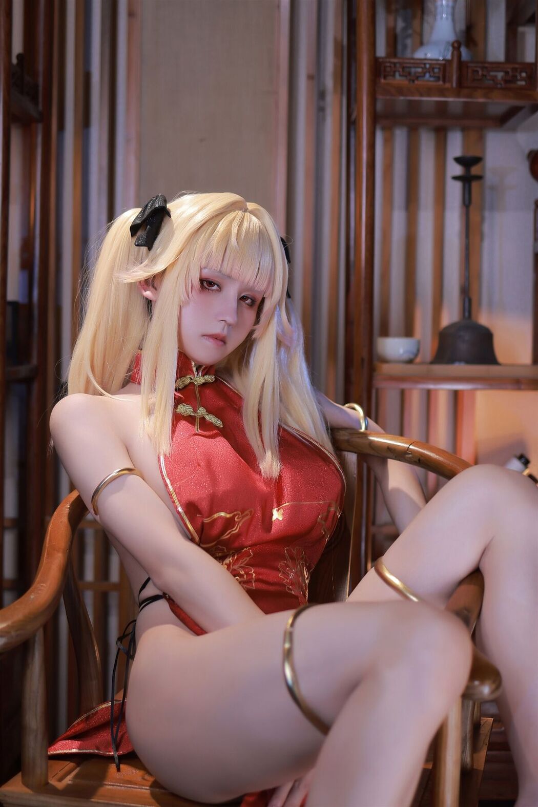 Coser@桜满三时 – 萌姬联合 旗袍