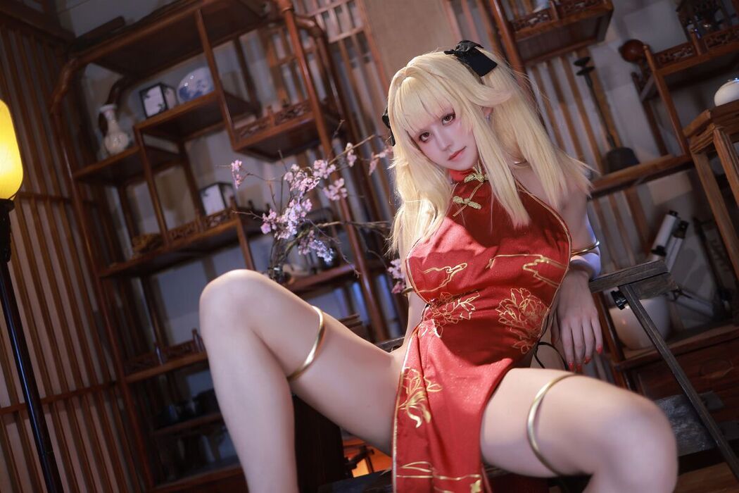 Coser@桜满三时 – 萌姬联合 旗袍
