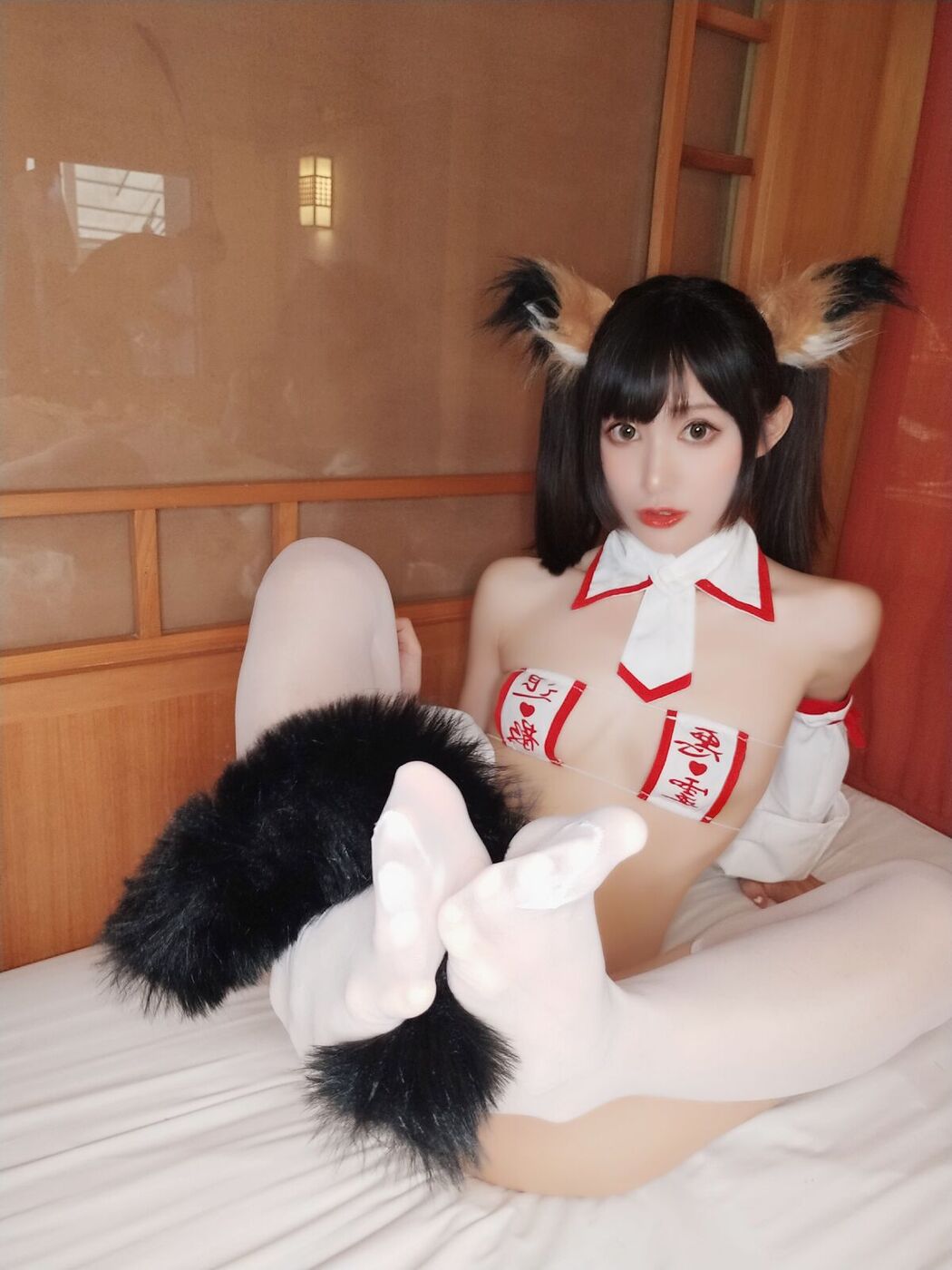 Coser@木之本果 – 自撮り Vol.12 神社の巫女