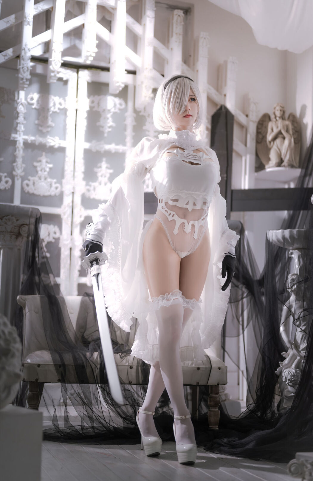 Coser@桜满三时 – 2b花嫁