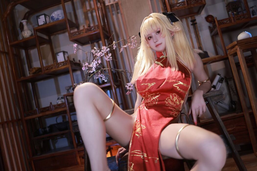 Coser@桜满三时 – 萌姬联合 旗袍
