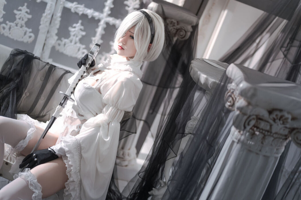 Coser@桜满三时 – 2b花嫁