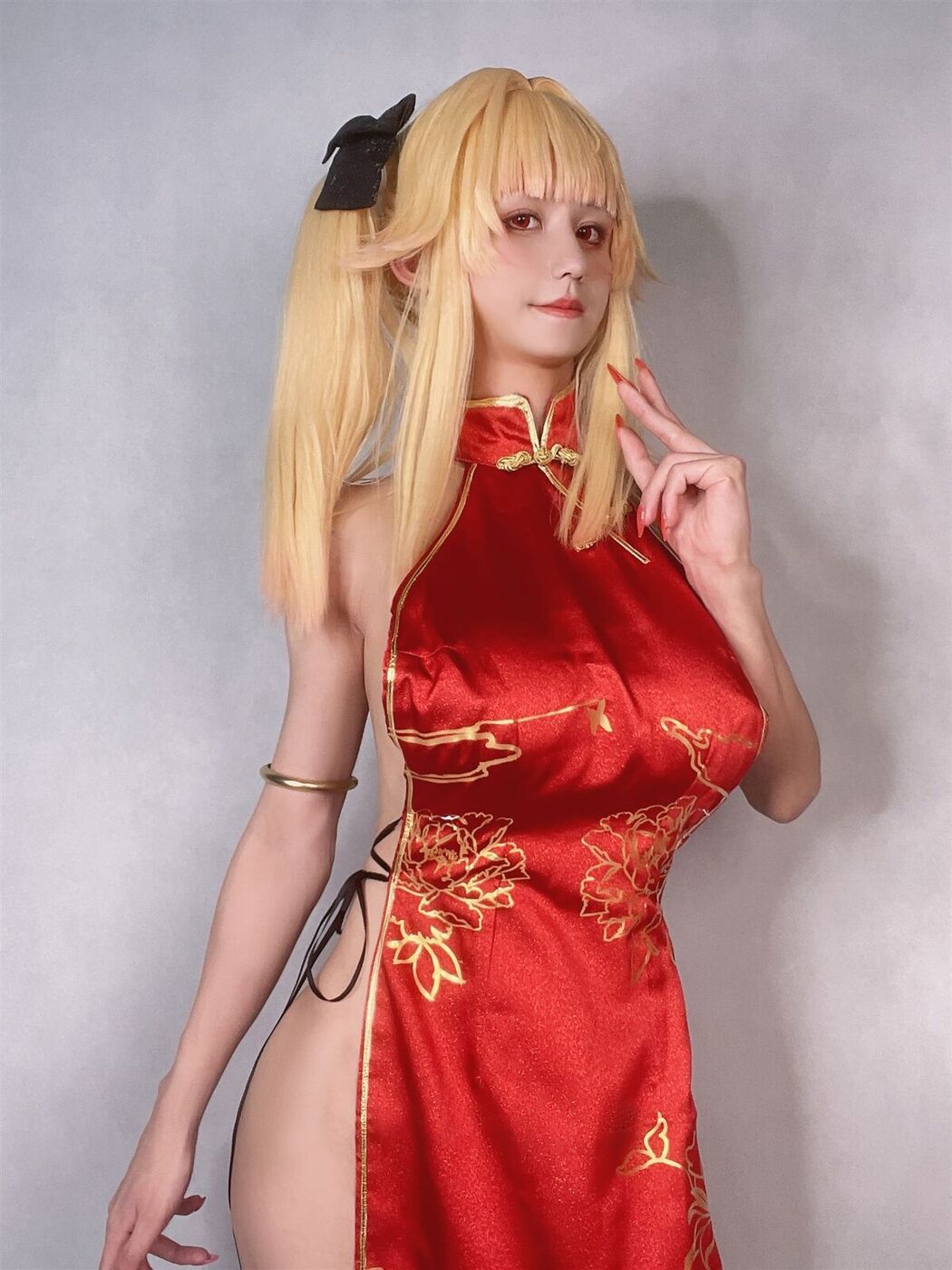 Coser@桜满三时 – 萌姬联合 旗袍