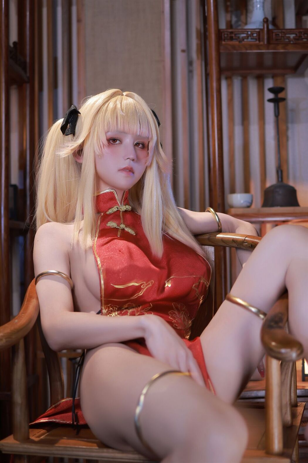 Coser@桜满三时 – 萌姬联合 旗袍