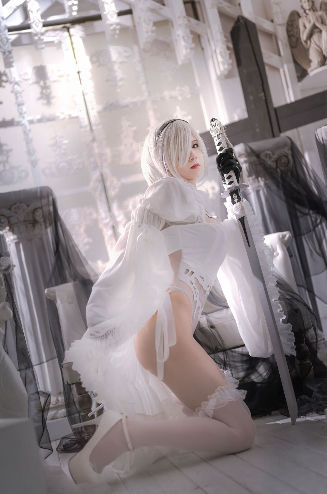 Coser@桜满三时 – 2b花嫁