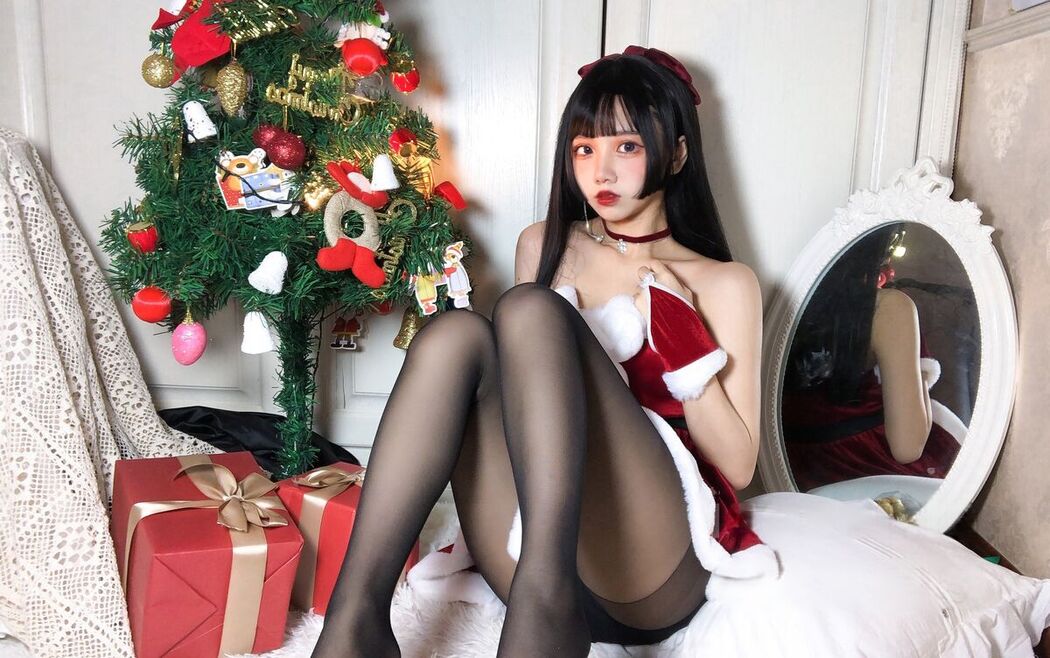 Coser@果咩酱w &#8211; 圣诞 黑丝
