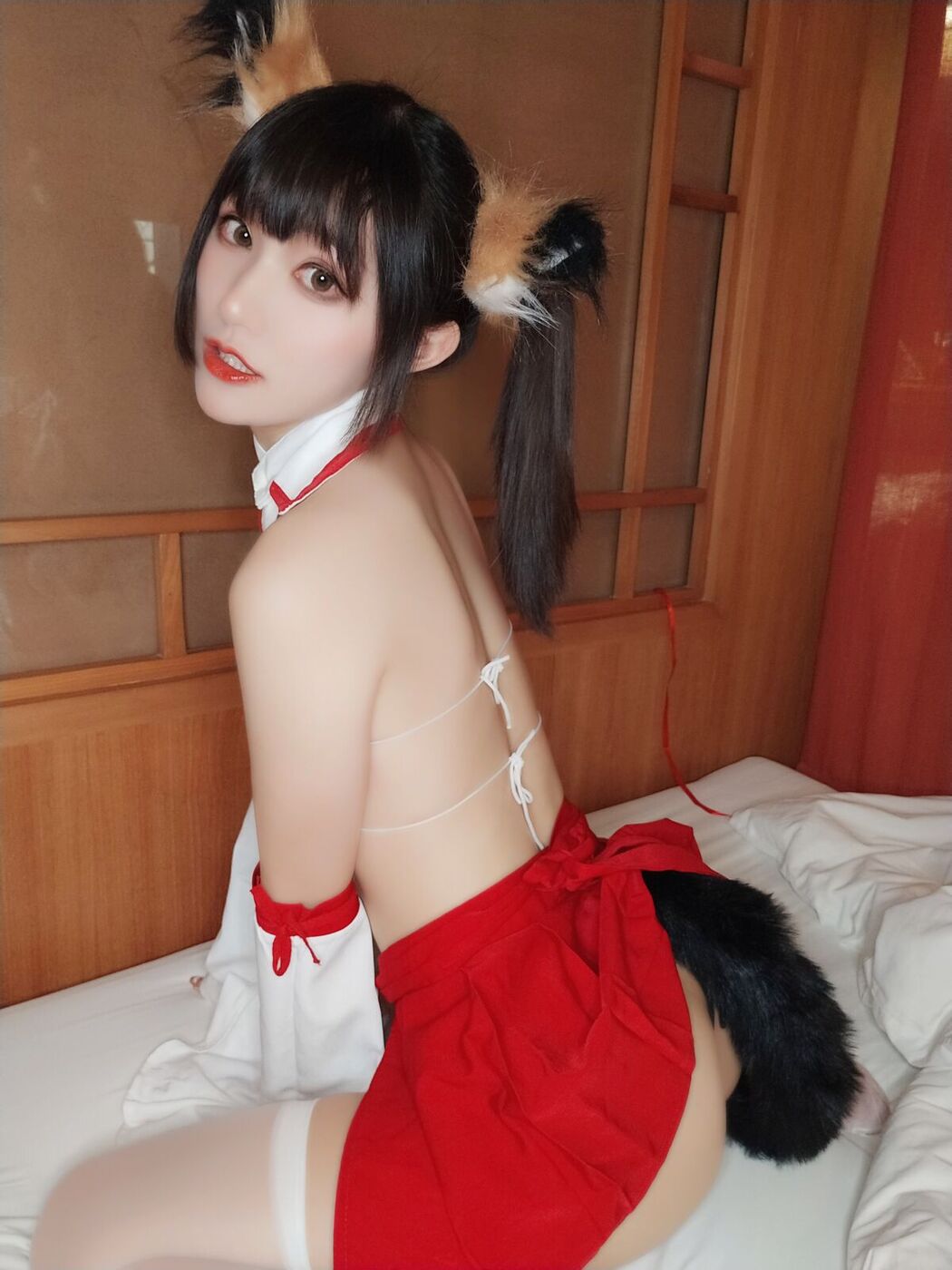Coser@木之本果 &#8211; 自撮り Vol.12 神社の巫女