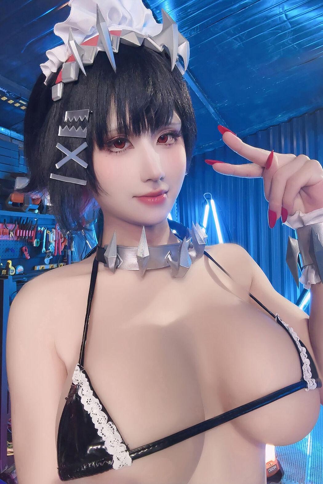 Coser@桜满三时 – 绝区零 艾莲乔 女仆比基尼 Cover Photo