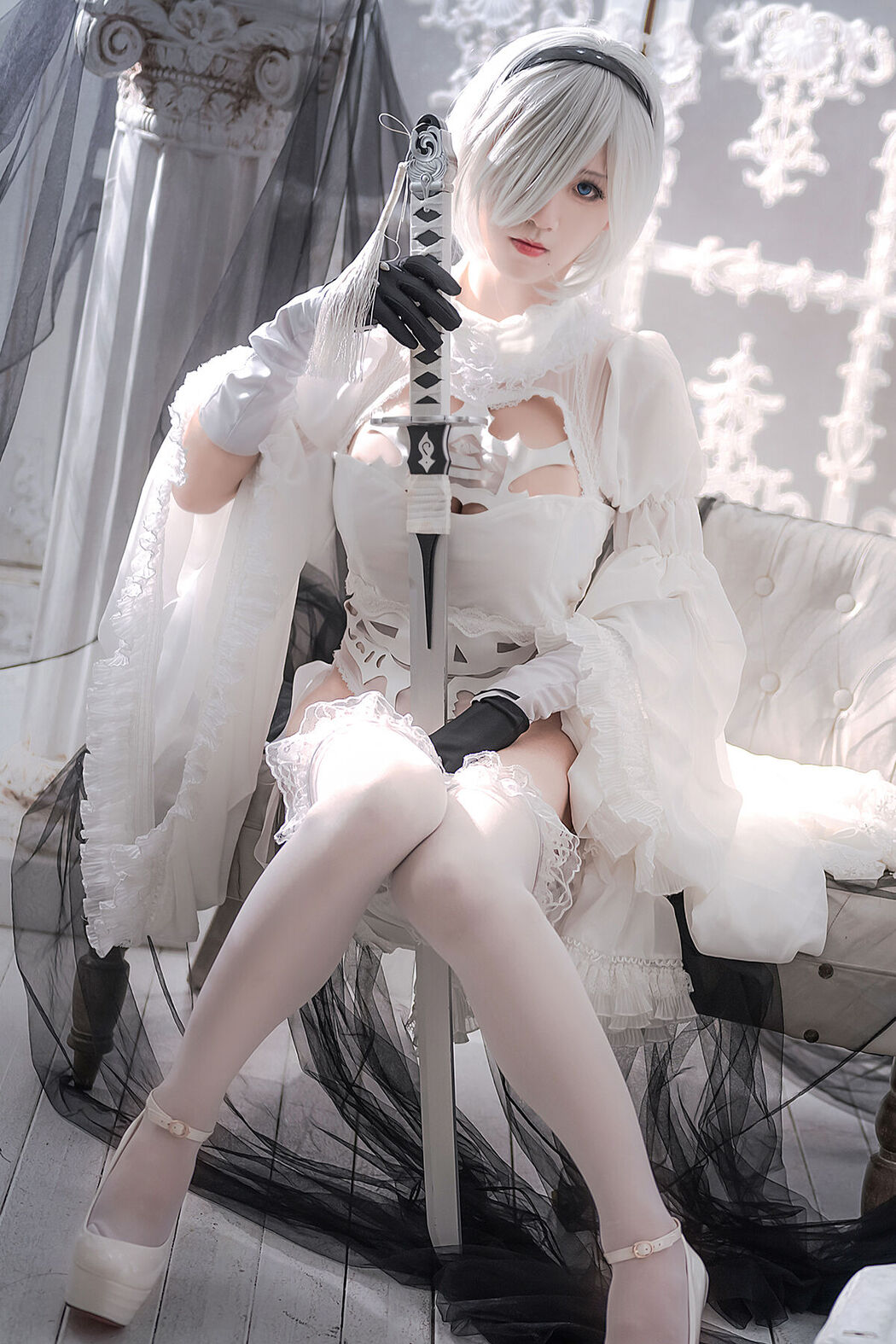 Coser@桜满三时 – 2b花嫁 Cover Photo