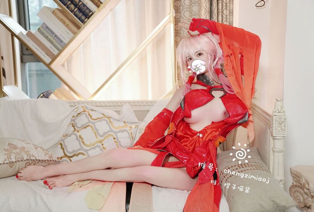 Coser@橙子喵酱 – 稀有露脸 曼妙玲珑少女 Part01