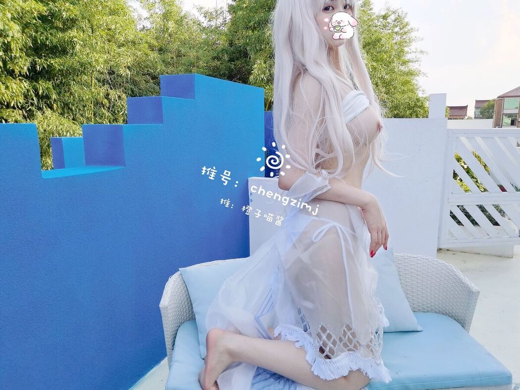 Coser@橙子喵酱 &#8211; 稀有露脸 曼妙玲珑少女 Part06