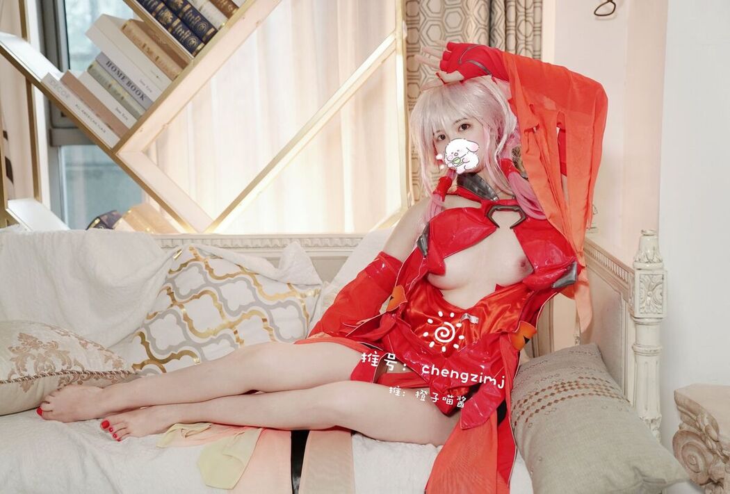 Coser@橙子喵酱 – 稀有露脸 曼妙玲珑少女 Part02