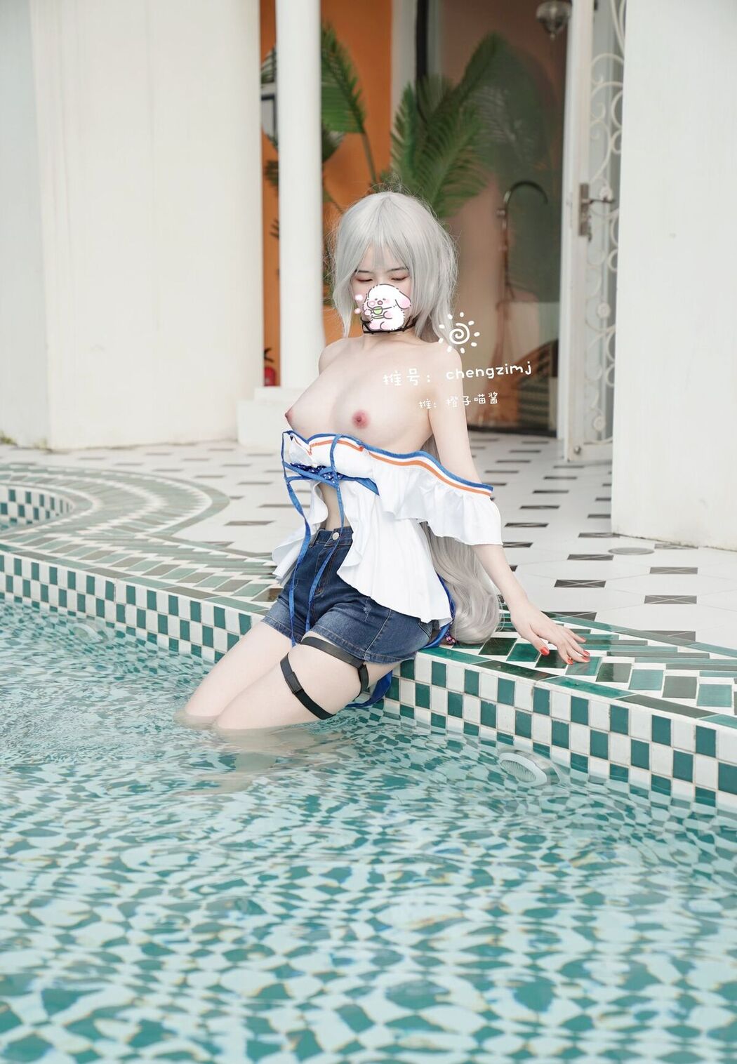 Coser@橙子喵酱 – 稀有露脸 曼妙玲珑少女 Part05