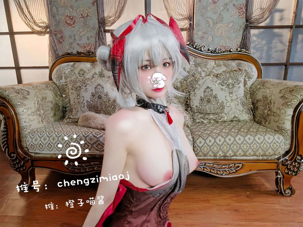 Coser@橙子喵酱 &#8211; 稀有露脸 曼妙玲珑少女 Part10