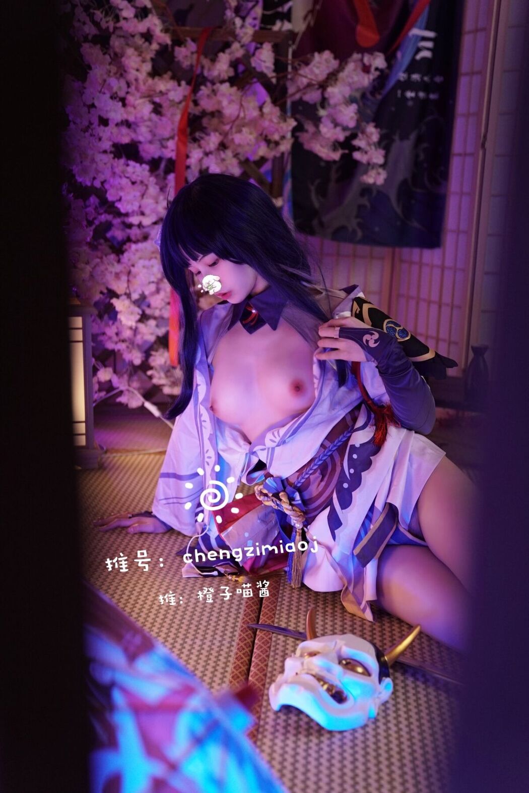 Coser@橙子喵酱 &#8211; 稀有露脸 曼妙玲珑少女 Part10