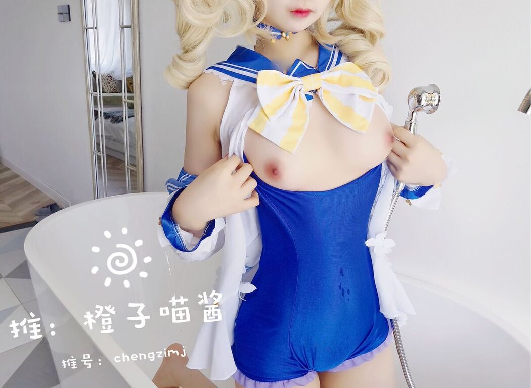 Coser@橙子喵酱 &#8211; 稀有露脸 曼妙玲珑少女 Part10