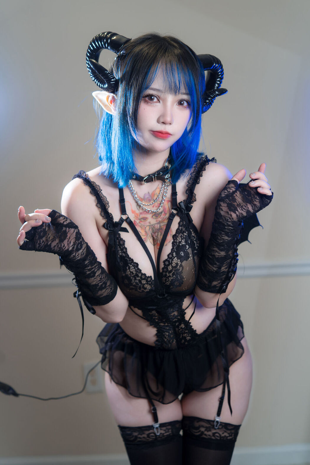 Coser@狐洛洛子 – 深蓝魅魔