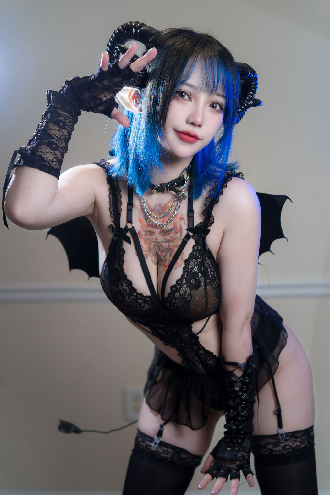 Coser@狐洛洛子 – 深蓝魅魔