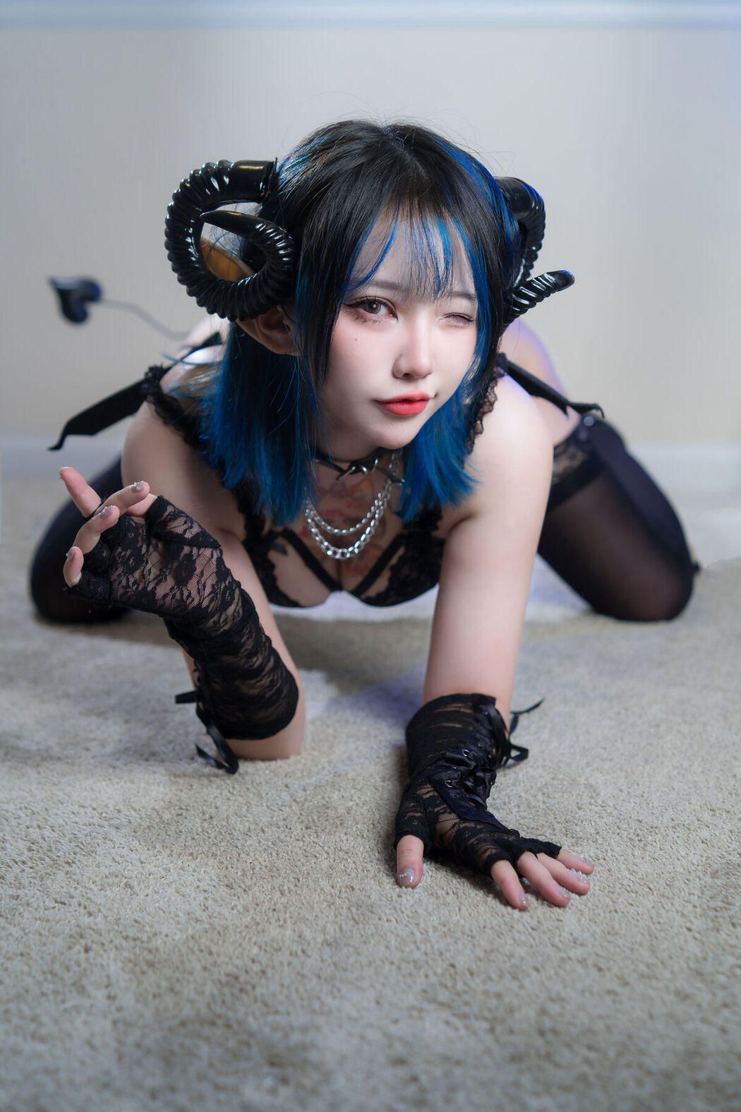 Coser@狐洛洛子 – 深蓝魅魔