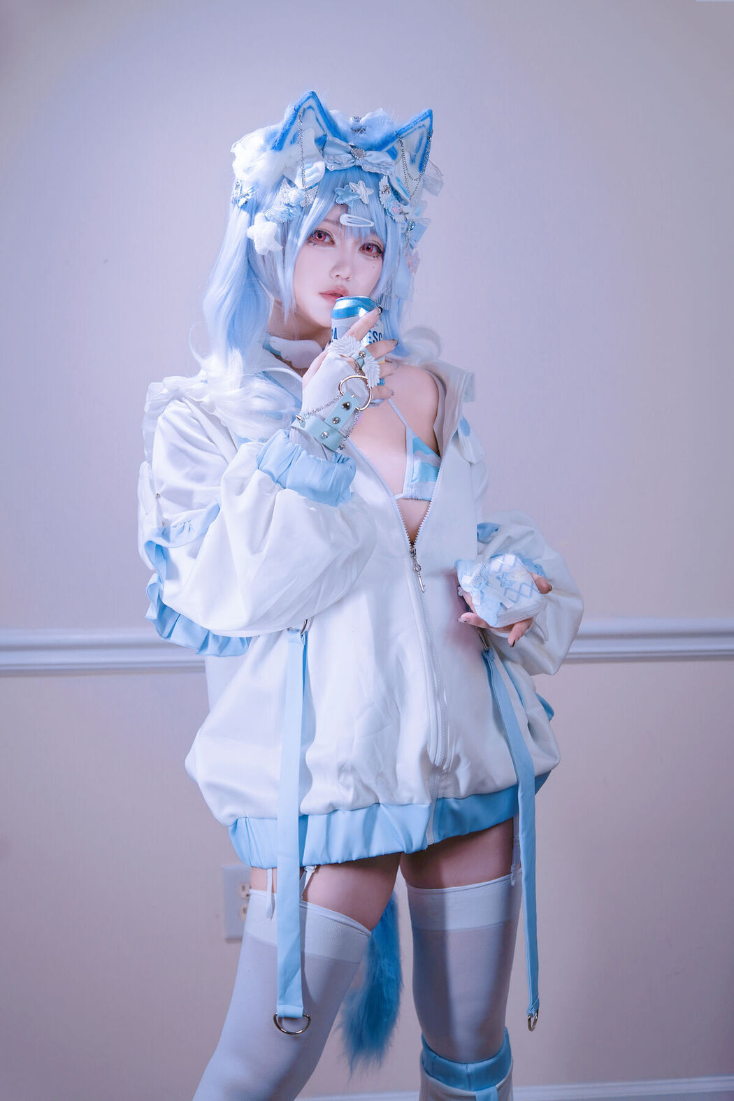 Coser@狐洛洛子 – 水色猫猫头