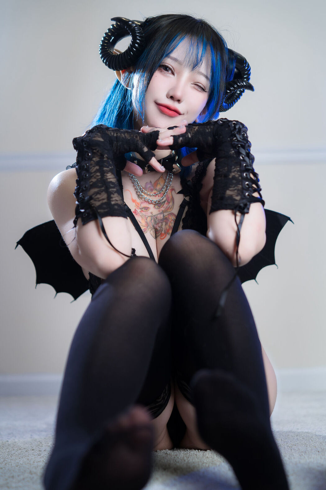 Coser@狐洛洛子 – 深蓝魅魔