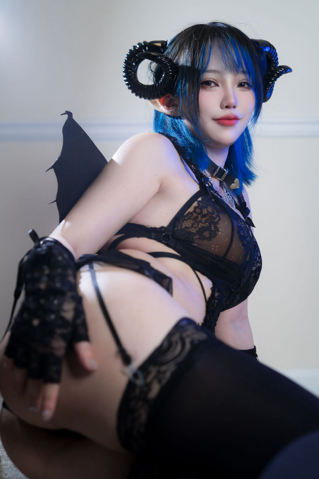Coser@狐洛洛子 – 深蓝魅魔