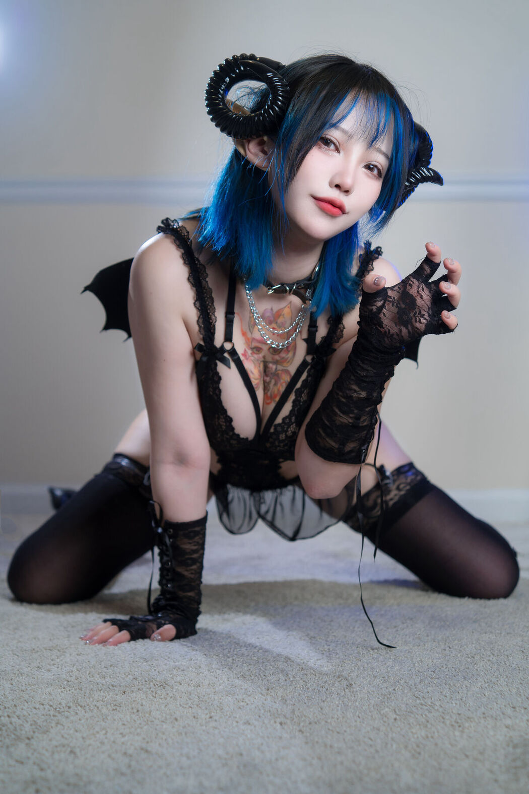 Coser@狐洛洛子 – 深蓝魅魔
