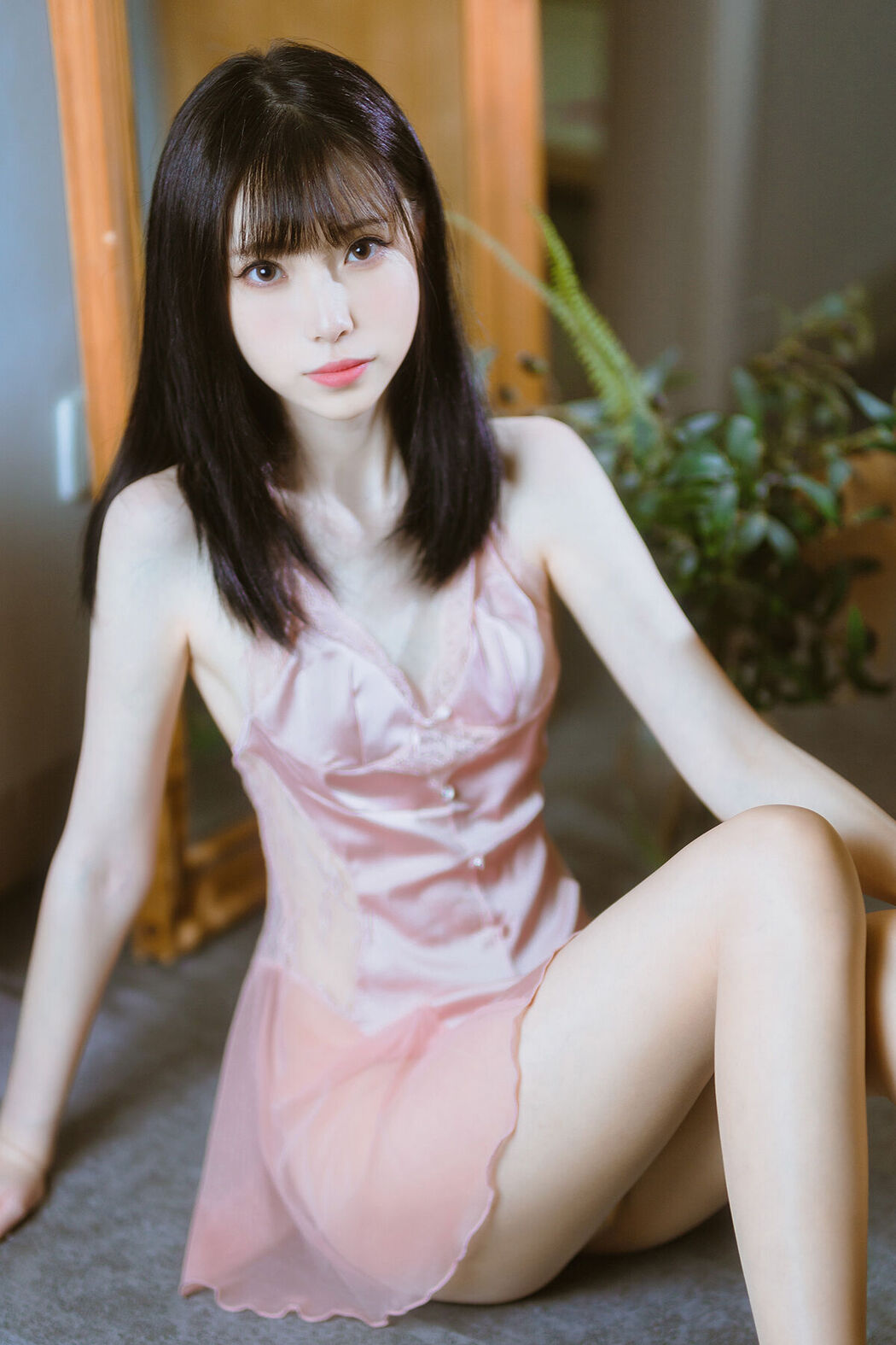 Coser@许岚lan – 半透粉纱 Cover Photo