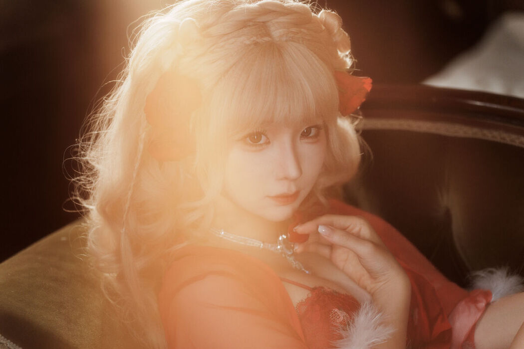 Coser@蠢沫沫 Chunmomo – 黑红纱裙