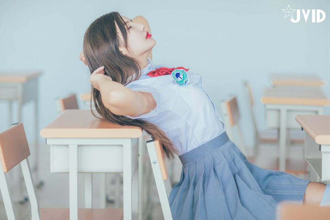 JVID Mu Mu Sen 木木森 &#8211; 直擊教室没人 放課後特别授課 美巨乳の健康教育 全裸性感誘惑 Part2