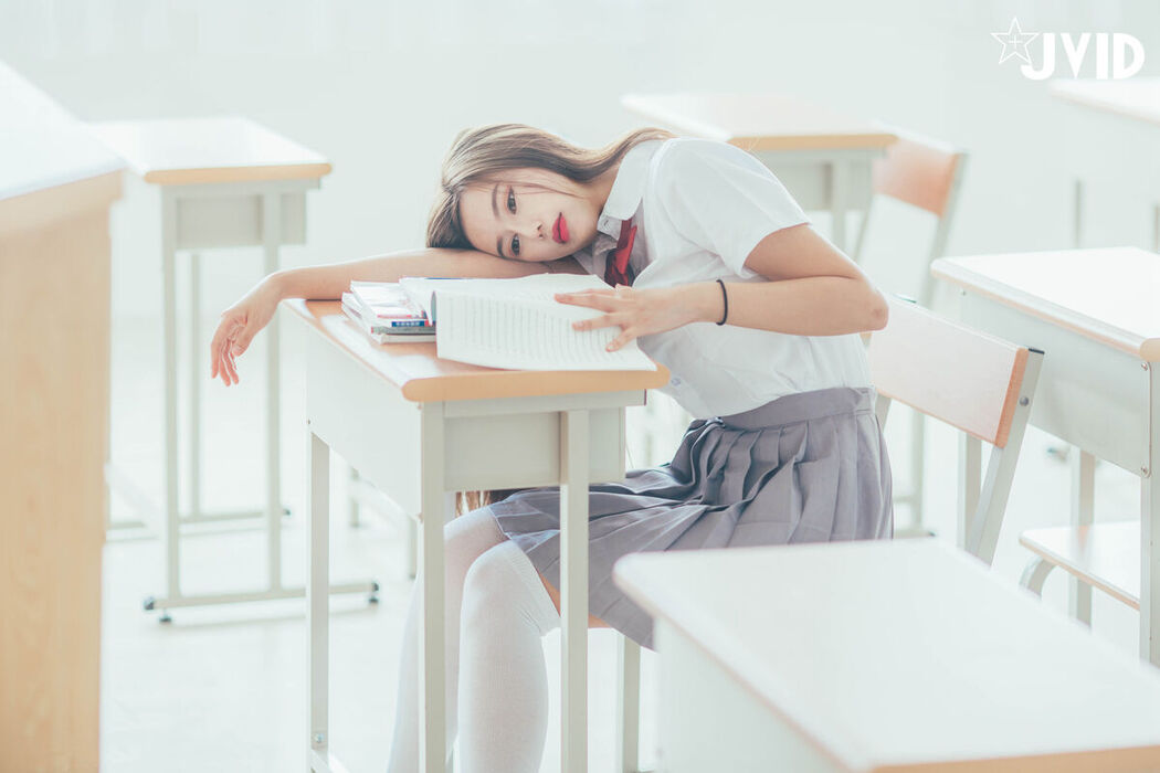 JVID Mu Mu Sen 木木森 – 直擊教室没人 放課後特别授課 美巨乳の健康教育 全裸性感誘惑 Part1