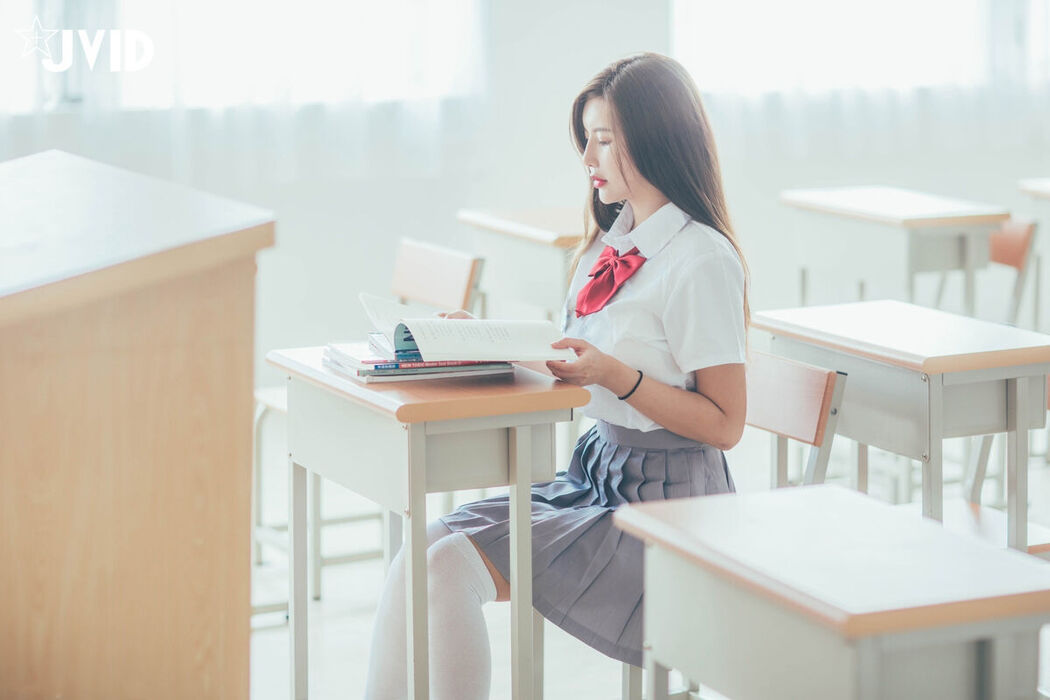 JVID Mu Mu Sen 木木森 – 直擊教室没人 放課後特别授課 美巨乳の健康教育 全裸性感誘惑 Part1