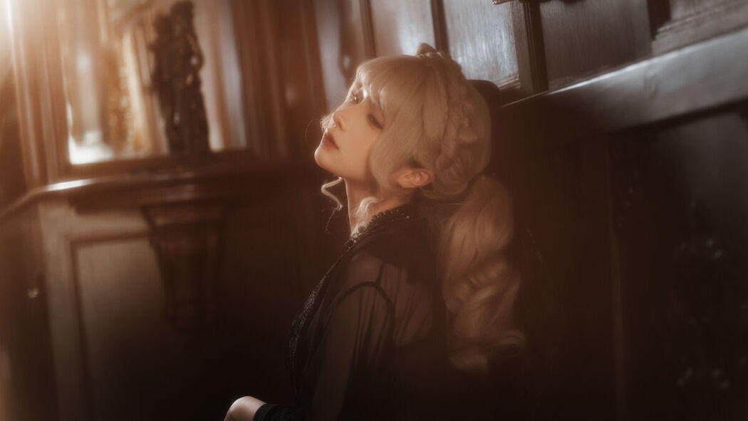 Coser@蠢沫沫 Chunmomo &#8211; 黑红纱裙